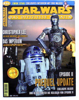 Star Wars - das offizielle Magazin vom OZ Verlag Nr. 21: Christopher Lee - der neue Bösewicht aus Episode II
